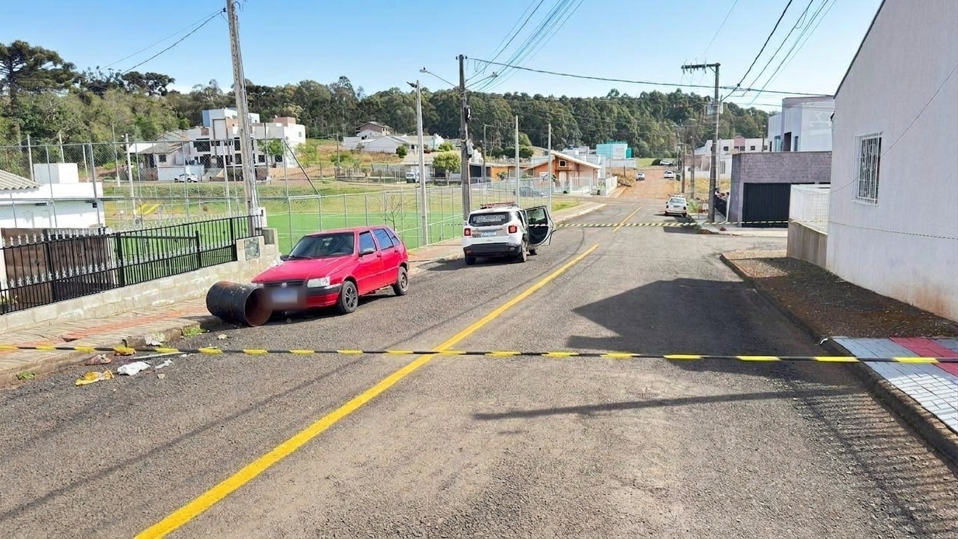 Mulher morre e homem fica ferido após briga com arma branca em Xaxim
