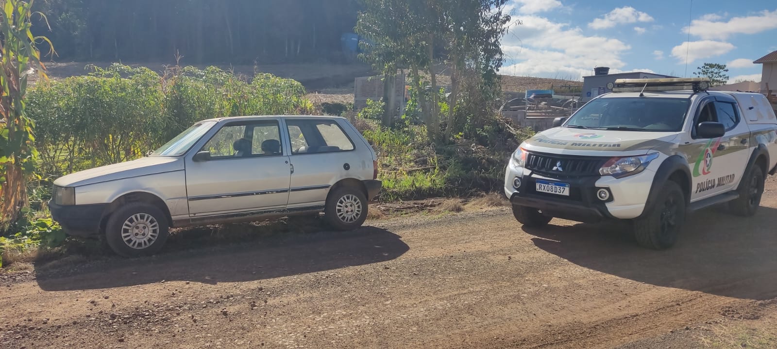 CONCÓRDIA: Polícia Militar prende autor de furto e recupera veículo furtado em Concórdia