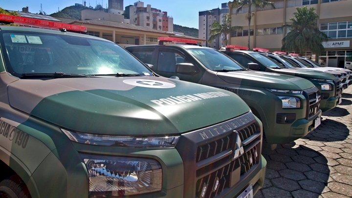 Polícia Militar de SC recebe 120 novas viaturas em investimento de mais de R$ 24 milhões