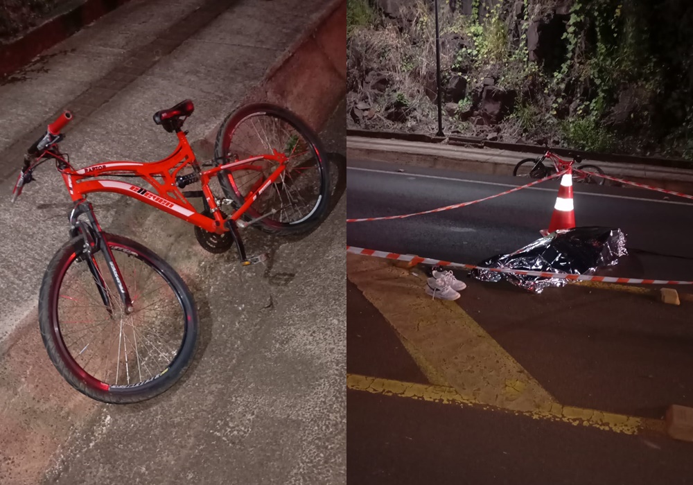 Motorista foge após atropelar e matar ciclista de 20 anos no Oeste de SC