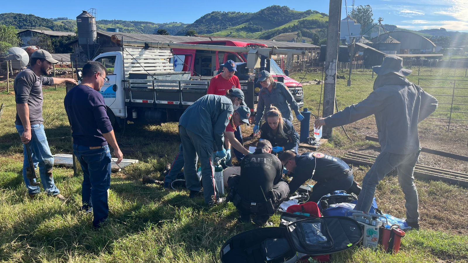 Jovem morre após sofrer descarga elétrica no interior do Oeste de SC