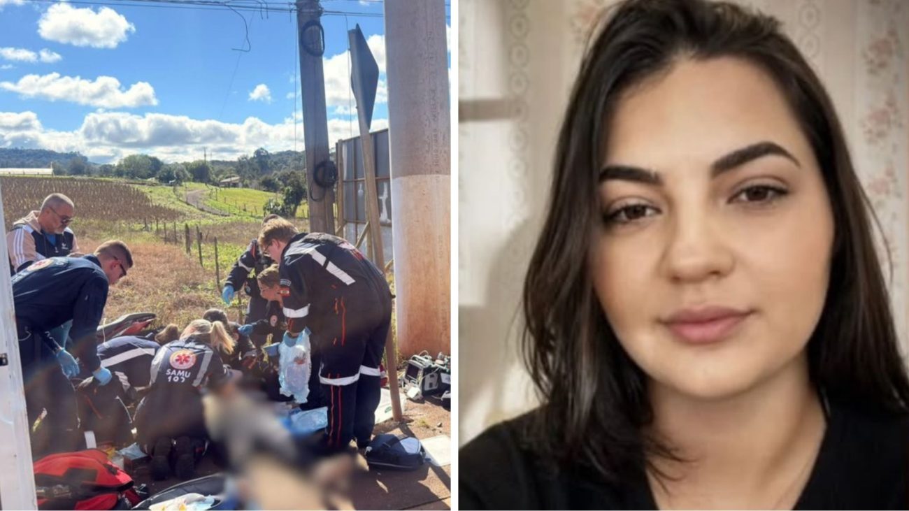 Chapecó – Motociclista de 21 anos morre após colidir contra poste