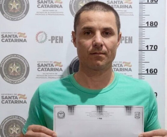 Foragido do Presídio de Chapecó é recapturado após roubo a comércio no bairro Presidente Médici