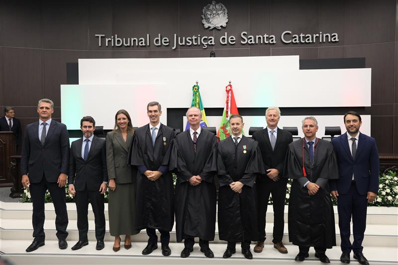 Andreas Eisele e Silvio Franco são empossados como desembargadores do TJSC