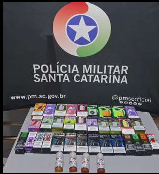 Polícia Militar apreende produtos de contrabando durante abordagem em São Lourenço do Oeste