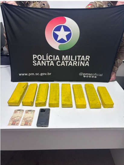 Homem é preso com mais de 6 quilos de maconha em Chapecó
