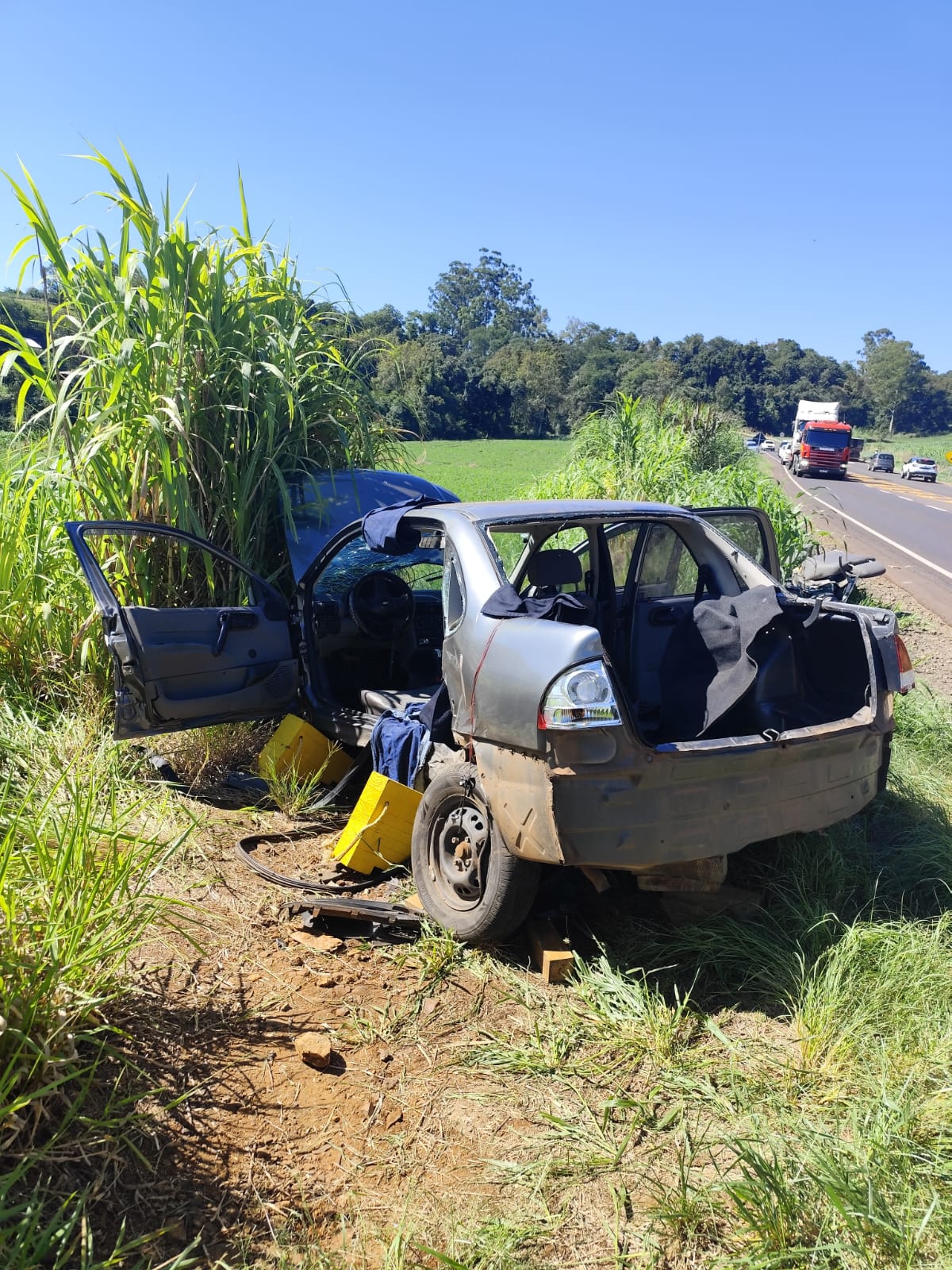 Tragédia em Quilombo: criança de 11 anos morre após grave acidente na sc-157