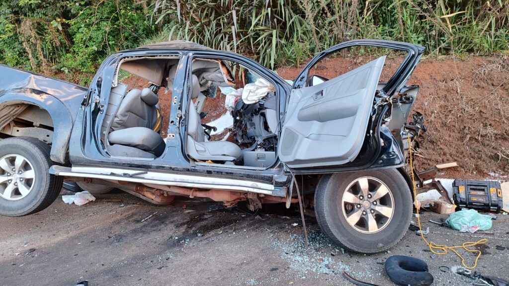 Grave acidente na BR-282 em Chapecó deixa três mortos e quatro feridos